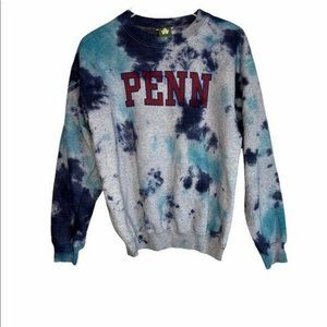 Ivysport Penn Classic Sweatshirt (Heather Grey) Custom Tie Dye Size Small